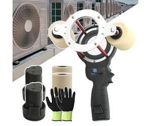 GYKOZY Machine Automatique d;enroulement de conduits de climatisation, Outil de rubanage pour tuyaux en cuivre, Enrouleur de Colliers de Serrage de 7 cm pour la Protection des Faisceaux de câbles
