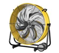 GYKOZY Ventilateur Industriel sur Pied à Haute Vitesse, modèle Robuste et Portable avec 3 Vitesses réglables et Inclinaison ; circulateur d'air Industriel en métal pour entrepôts et sous-sols (30in)