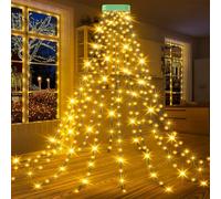 GYLEFY 2M *16 Branche Guirlande Lumineuse Sapin de NoëL, Blanc Chaud