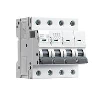 GYM9 4P 6KA Breaking Capacity MCB Din Rail Circuit Breaker 6A-63A AC Type MQXFCZUX(16A)