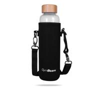 GymBeam Bouteille en verre Bamboo, 600 ml - .
