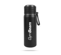 GymBeam Bouteille isotherme en acier, noire, 500 ml - .