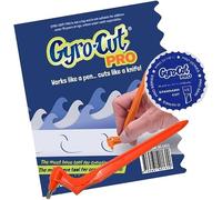Gyro-Cut® PRO Authentique - Outil de Coupe Rotatif 360°, Scalpel Couteau Pour Artisanat Scrapbooking Avec Lame Standard Pour Papier