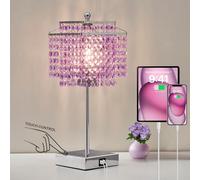 GyroVu Lampe de Chevet Tactile en Cristal Violet
