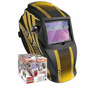 GYS Casque De Soudage LCD HERMES 9-13 G Or Pour MMA MIG WIG Argent 040892