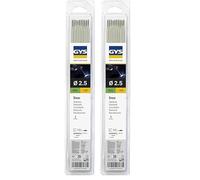 GYS - ELECTRODES Inox 316L ø2, 5 - Blister de 10 - CONSOMMABLE Soudure Arc/MMA - Toutes positions - A L'electrode - Amorcage Des 40V (Lot de 2)
