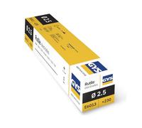 GYS - ELECTRODES Rutiles Acier Ø 2, 5 E6013 - ETUI de 230 - CONSOMMABLE Soudure MMA - toutes positions - A L'electrode - Amorcage Des 40V