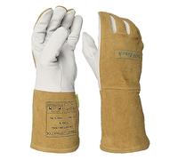 GYS - GANTS RENFORCÉS POUR SOUDAGE EN CROIX EN CUIR (taille 9.5) - 064171