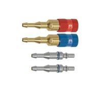 Lot de 2 raccords rapides OX & AD + 4 colliers Ø 6.3 mm - GYS - 039087