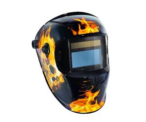 GYS, Masque de Soudage LCD FIREMAN 3/5-13 G True Color, Teinte 3/5>13, Champ de Vision 100x50mm, Assombrissement Auto 0,08ms, Classe Optique 1/1/1/2, pour MMA, TIG, MIG/MAG & Meulage