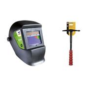 GYS - Masque de Soudage LCD MASTER 11 - Teinte 11 Noir & Marteau à Piquer