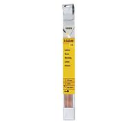 GYS, Metal d'Apport Brasage, 5 Baguettes de Brasure Laiton L-CuZn40/Cu471 Ø 2,0 mm x 0,33 m, Étui Plastique Brochable