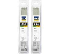 GYS, Métal d'Apport MMA, 14 Baguettes/Électrodes de Soudage Enrobées Rutilo-Basique E316L Ø 1,6 mm x 250 mm, Blister, Pour Soudage Inox Toutes Positions sauf Descendante (Lot de 2)