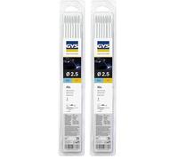 GYS, Métal d'Apport MMA, 7 Baguettes/Électrodes de Soudage Enrobées Aluminium E4043 Ø 2,5 mm x 350 mm, Blister, Pour Soudage Alliages d'Aluminium (Lot de 2)