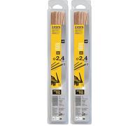 GYS, Métal d'Apport TIG, 27 Baguettes de Soudage Acier ER70S-6/W3Si1 Ø 2,4 mm x 0,33 m, Blister (Lot de 2)