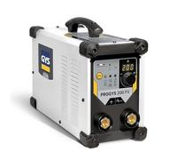 GYS, PROGYS 200 FV, Poste à Souder à l'Électrode Enrobée 200A Monophasé 110-230V (MMA), TIG DC Lift Pulsé, MMA Pulsé, Digital, Arc Force, Antisticking, Hot Start, Avec Porte-électrode, Câble de Masse
