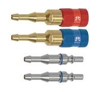 Lot de 2 raccords rapides OX & AD + 4 colliers Ø 6.3 mm - GYS - 039087