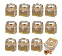 GYSRXS 12 Pièces Coffret Cadeau Pirate Coffre Pirate Carton Petite Boîte Pirate avec Poignée Boîtes Cadeaux Thématiques pour Enfant anniversaires et Chasses au Trésor