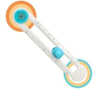 GYSRXS Cutter Circulaire Papier 2-20CM Coupe Cercle Réglable 360°Coupe Papier Rotatif pour le Cartes de Vœux de Bricolage Papier Photo Kraft Scrapbooking