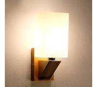 GYW-YW Lampe murale Modern Wall Minimaliste verre Abat conduit lampe de mur, Double lampe phare Salon lampe Chambre Chambre chevet lampe Balcon lampe Escalier lampe Couloir, Ampoule simple