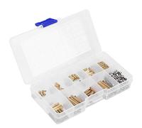 GYZOUKA Kit écrous à Vis Inox M2, Assortiment de 270 Pièces | Entretoise en laiton Durable, résistante à la corrosion, appareil ménager, assemblage de machine