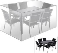 GZ1194tp Housse de protection indéchirable, housse étanche pour meubles de jardin 242x162x100cm, transparente