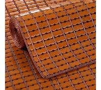GZGLZDQ Matelas en Bambou Rafraîchissant, Pliable et Respirant, Tapis de Bambou Matelas Naturel, Surmatelas en Bambou pour Lit Simple, pour Double, Canapé, Chaise Sol et Voiture(A,90 x 200 cm)