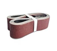 GZKTY 20 Bandes Abrasives 100x915 mm Grains P80-P320 Ponceuse à Bande | Assortiment de grains du P80 au P320. Idéal pour le ponçage du bois, du métal et l'affûtage.