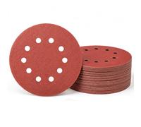 GZKTY 50 Pièces Disque Abrasif 225 mm 10 Trous Grain 40 60 80 120 180 240 | Disque de Poncage 225mm pour Ponceuse Girafe Pour ponçage bois, métal, peinture, mastic