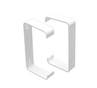H&C VENT Fixation de support de conduit 55 x 110 mm pour système de ventilation à canal plat en PVC - 2 pièces - Élément HVAC rectangulaire