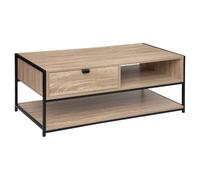 Table basse ""Aliaj"" effet chêne naturel - 5 five simply smart