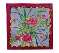 H DUPONT DUPCARHD025C - Un Carré de Soie à peindre - Tissu 100% soie - 90x90cm - Papivoines