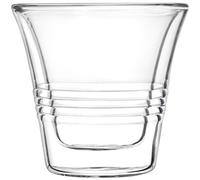 H&H 2 Touch Set Gobelets, Double Borosilicate, Transparent, 17 cl, 4 Pièces