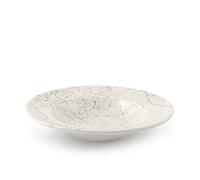H&H 6 Assiettes À Pâtes En Porcelaine Dure Avec Bord Renforcé. Diamètre Cm