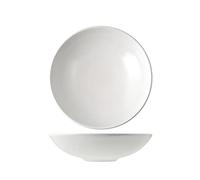 H&H 6 assiettes en grès Denver fond blanc 20cm