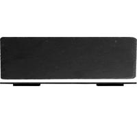 H&H 8730 Assiette rectangulaire, Ardoise, Noir