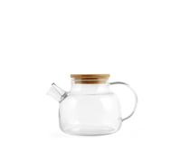 H&H Carafe En Verre Avec Filtre À Spirale En Acier Inox 18/10 Couvercle En Di