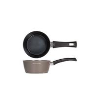 H&H Casseruola 1 Manico Antiaderente Cookplus Borghese, 16 cm, Standard, Medium