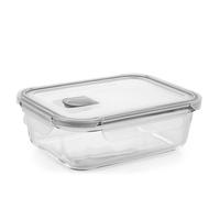 H&H Conteneur En Verre Avec Couvercle, Valve Et Joint En Silicone Cm.