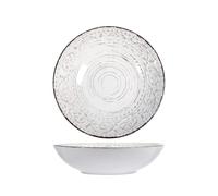 H&h courtyard set 6 piatti fondi bianchi cm 20