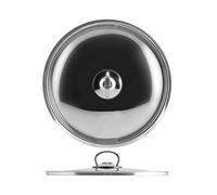 H&H Elodie Couvercle, Acier INOX, 24 cm