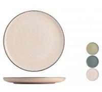 H&H, ensemble de 4 assiettes à fruits, collection Pearl, en porcelaine, diamètre 19 cm