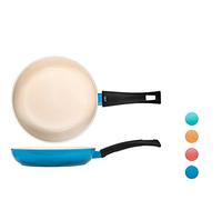 H&H Joyful Padella Antiaderente, Alluminio, 24cm, Colorata, Estate