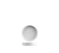 H&H Lot de 6 piatti skin 8 cm blanc