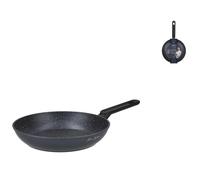 H&H Padella Vortex Bruno Barbieri Poêle Con PFLUON 24 cm Aluminium Foncé Bleu