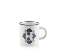 H&H Paquet De 3 Tasses À Café Provence 100 CC FANTASIE BLANCHE BLEUE