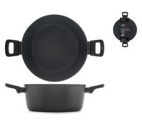 H&H Poêle 2 Poignées Polaris En Aluminium Avec Revêtement Antiadhésif 28 Cm
