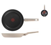 H&H Poêle Antiadhésive Cook Point Cm 26, Couleur Tortora