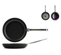 H&H Poêle Antiadhésive Dallas Pro En Aluminium 32 Cm, Noir