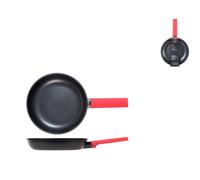 H&H Poêle Antiadhésive Pulse 22 Cm, Noir, Pour Induction